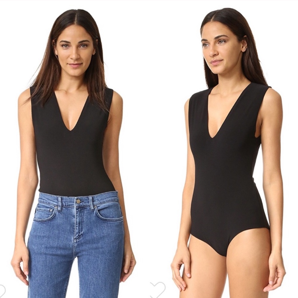 Alice + Olivia Marley Black Bodysuit